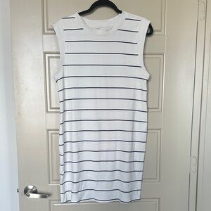 Target White & Blue Striped Dress